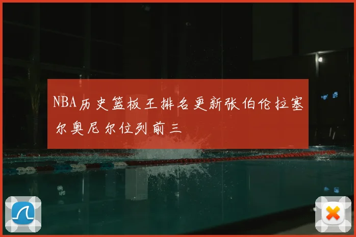 NBA历史篮板王排名更新张伯伦拉塞尔奥尼尔位列前三